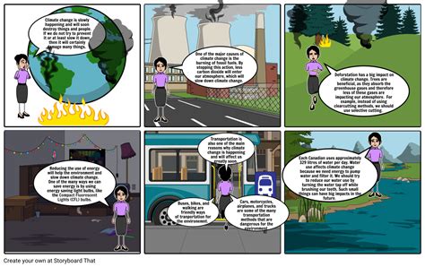 Climate change over all just did not come and tell you too, nothing going. How to Prevent Climate Change Storyboard par 8967d516
