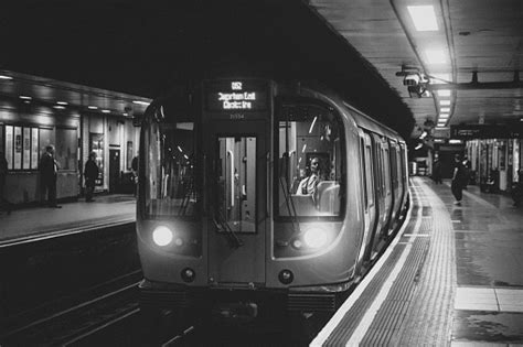 London Underground Black And White Stock Photo Download Image Now