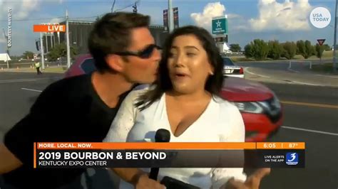 Reporter Kissed By Stranger On Live Tv Says She Felt Powerless