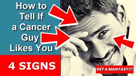 How To Tell If A Cancer Guy Likes You How To Know If A Cancer Man Likes You Signs Youtube