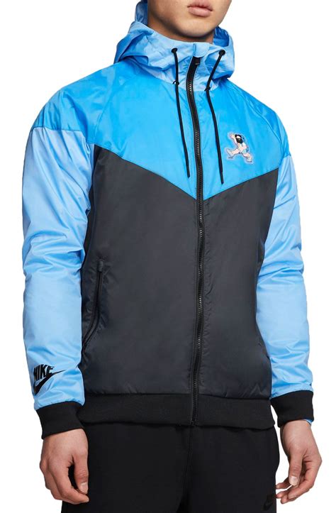 nike sportswear heritage windrunner jacket lt photo blue