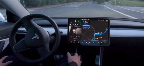 Tesla Releases New Self Driving Demo With New Autopilot Graphics Electrek