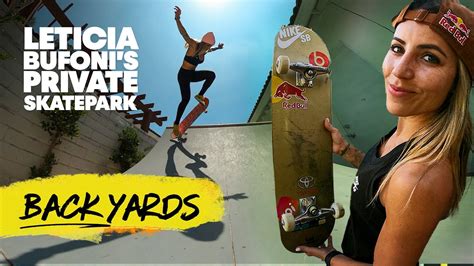 leticia bufoni s backyard skatepark is a dream 😍 youtube