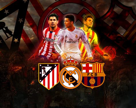 800+ la fichas liga 03/05 soccer cards barcelona madrid villa puyol raul rookies. La Liga top 3 clubs wallpaper by RakaGFX on DeviantArt