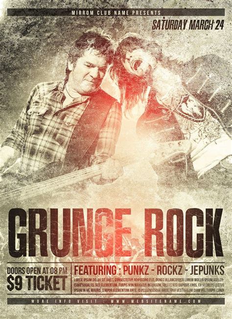 Create A Grunge Rock Poster Design In Photoshop Rock Poster Design