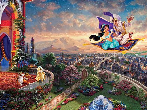 Buy Ceaco Thomas Kinkade The Disney Collection Aladdin Jigsaw Puzzle Pieces Online At
