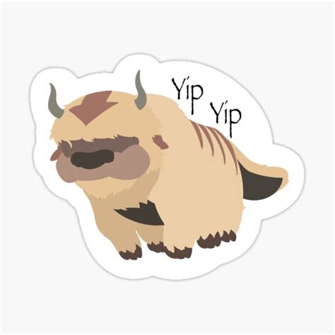 Appa Yip Yip Sticker For Sale By Ndpetrson Redbubble