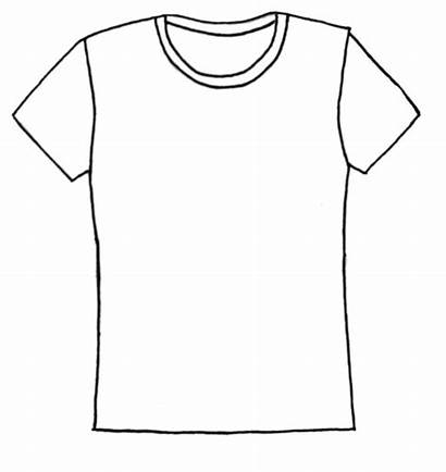 Printable Drawing Template Templates Coloring Shirts Blank