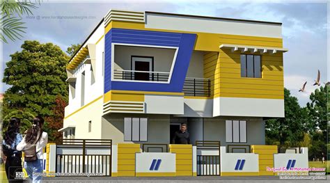 Front Exterior Wall Designs Indian Houses