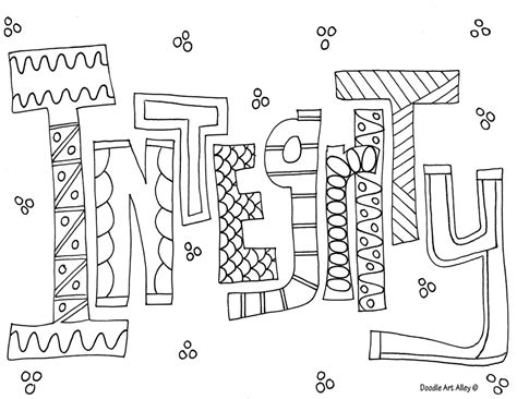 Free Honesty Coloring Pages Free Download Free Honest
