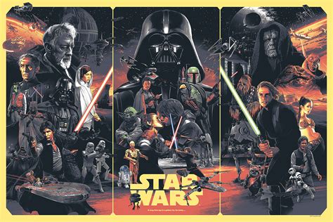 Star Wars Original Trilogy Varient Poster Grzegorz Domaradzki 1600 ×