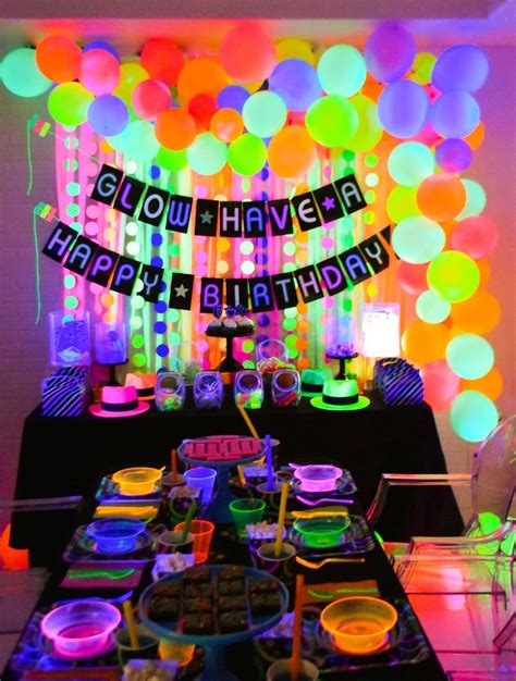 20 Neon Birthday Party Ideas Pinterest Pics Aesthetic