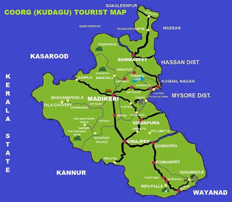 See tripadvisor's 718,295 traveler reviews and photos of karnataka tourist attractions. COORG TOURIST MAP | MADIKERI TOURIST ATTRACTIONS IN COORG | KODAGU TOURIS MAP ~ SOUTH INDIA TOURISM