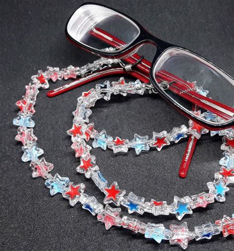 star glasses chain beaded eyeglass chain spectacle chain eyewear lanyard star glasses cord