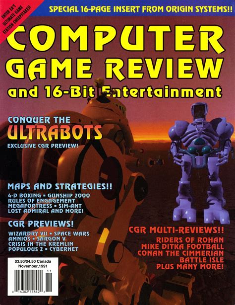 Computer Game Review Issue 04 November 1991 Computer Game Review