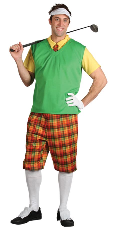 Mens Funny Golf Guy Pub Golfer Halloween Party Costume