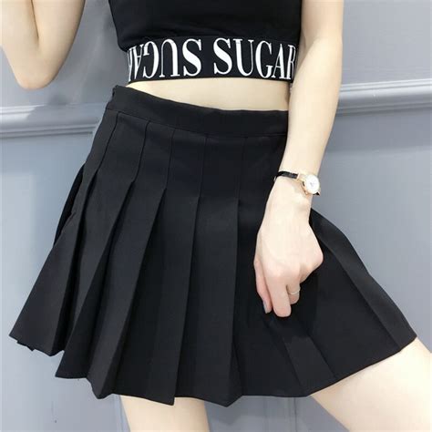 Spring Summer Of South Korean Mm Skirt Mini Skirt Pleated Skirt