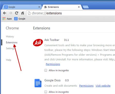 The uninstall button is greyed out. How To Remove/Uninstall Ask Toolbar From Chrome