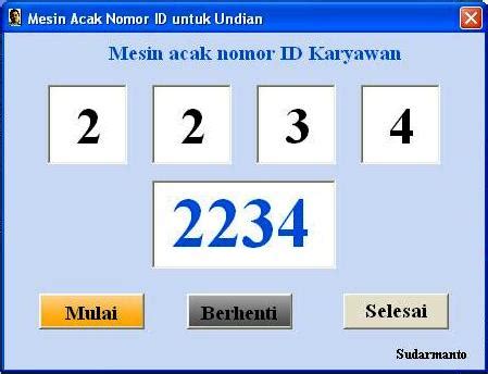 mesin undian