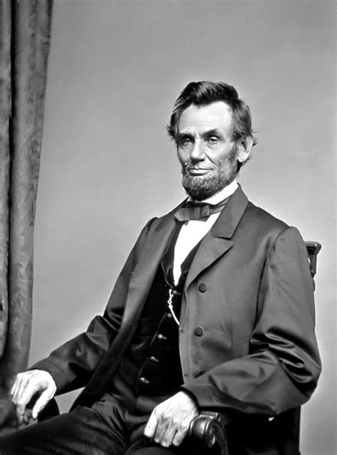 Portrait Of Lincoln Sitting