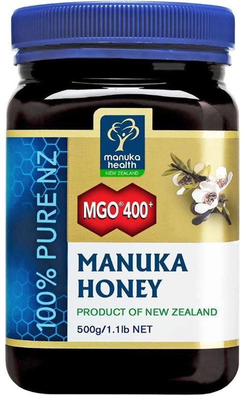Add a teaspoon of honey to your morning tea or top yogurt and granola with a delightful drizzle. Manuka Health MGO 400+ Manuka Honey, 500 g - Buy Online in ...