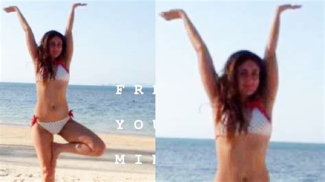Kareena Kapoor Doing Yoga In Bikini On International Yoga Day 2021 Youtube