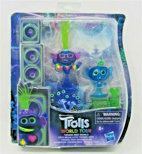 Dreamworks Trolls World Tour Techno Reef Bobble With 2 Figures 4555471963