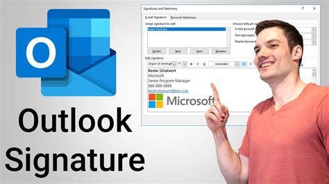 On the navigation bar, click people to view your contacts. How to Add Signature in Outlook - YouTube