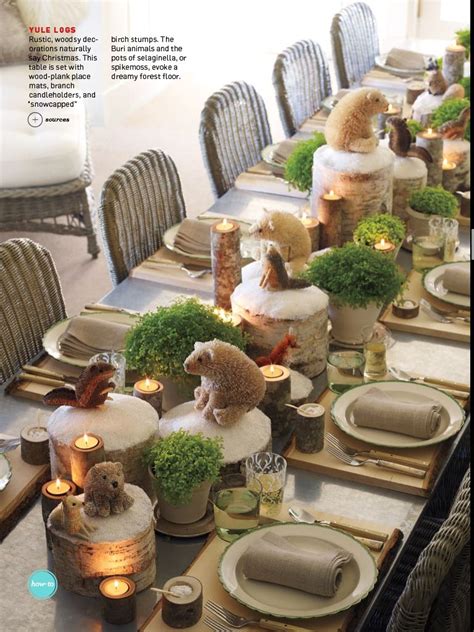 Holiday Table Setting Found In The December 2012 Issue Of