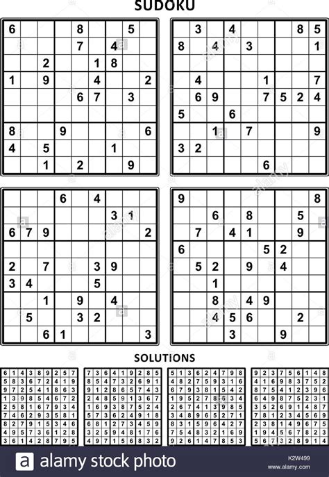 Very Easy Sudoku For Kids Printable Sudoku Printable