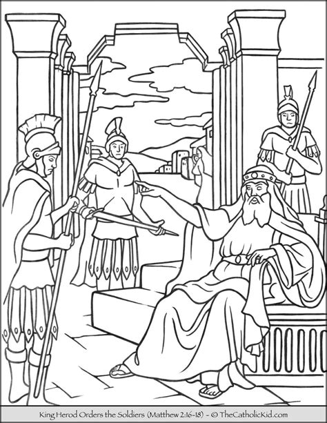 Herod Archives The Catholic Kid Catholic Coloring Pages And Games