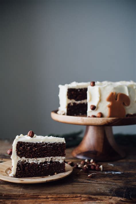 Chocolate Hazelnut Cake With Vanilla Hazelnut Buttercream Molly Yeh