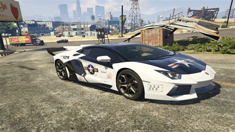 Lamborghini Aventador Us Air Force Gta5