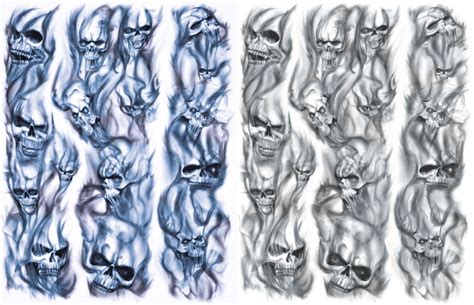 Smoking skull tattoo is the most common and popular one. 'Skulls in Smoke' Full Sleeve Tattoo | Skull sleeve ...
