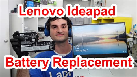 How To Replace Lenovo Ideapad 330s 15arr Battery Youtube
