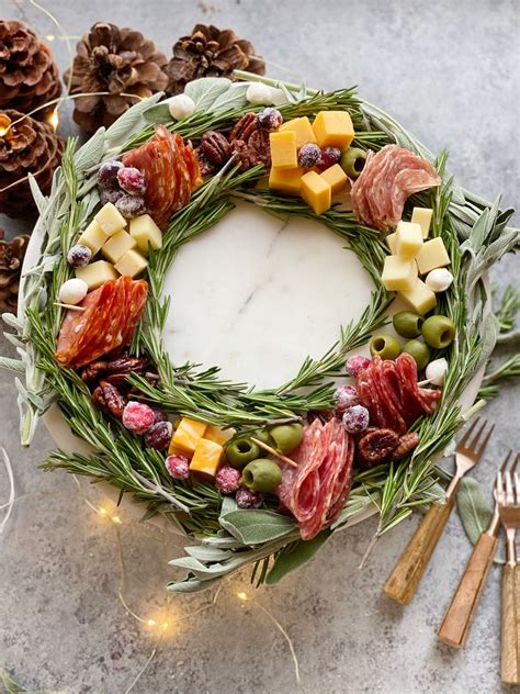 Christmas Wreath Charcuterie Boards • Hip Foodie Mom