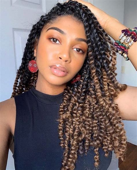 42 Passion Twists Spring Twist And Braided Hairstyles Hello Bombshell Twist Hairstyles