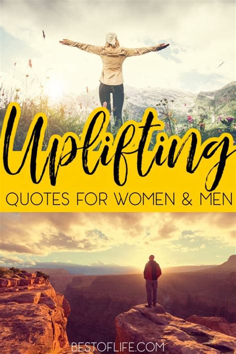 best uplifting quotes for women and men the best of life