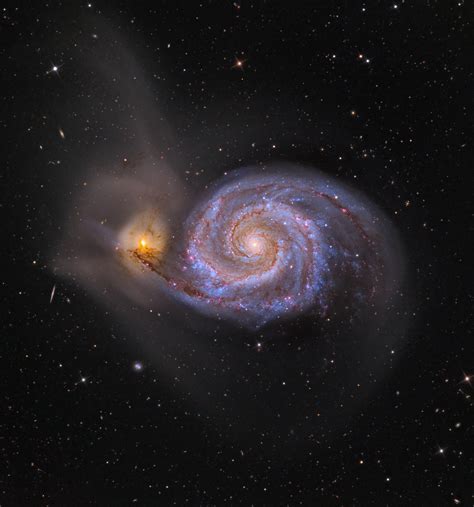 M51 Whirlpool Galaxy 08m Schulman Telescope