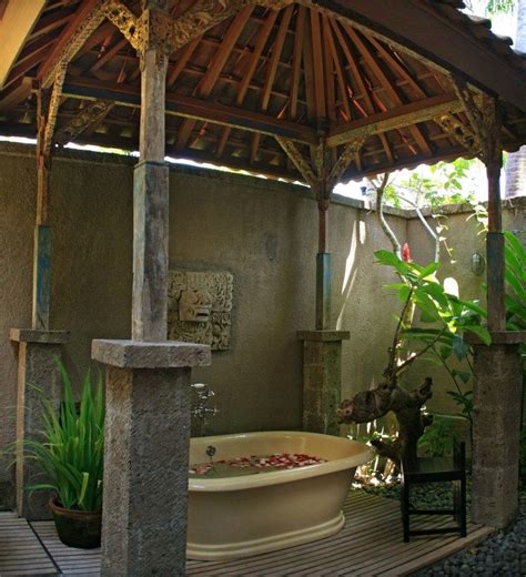 I Love Bali Bali Luxury Villas Outdoor Bathrooms Outdoor Tub