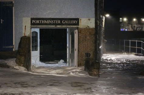 storm eleanor hits st ives cornwall live