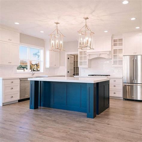 Nothing feels as tranquil as a sunny day under a clear blue sky or gazing out. Elegant Baker Coffee Table Best 25 Blue Kitchen Island ...