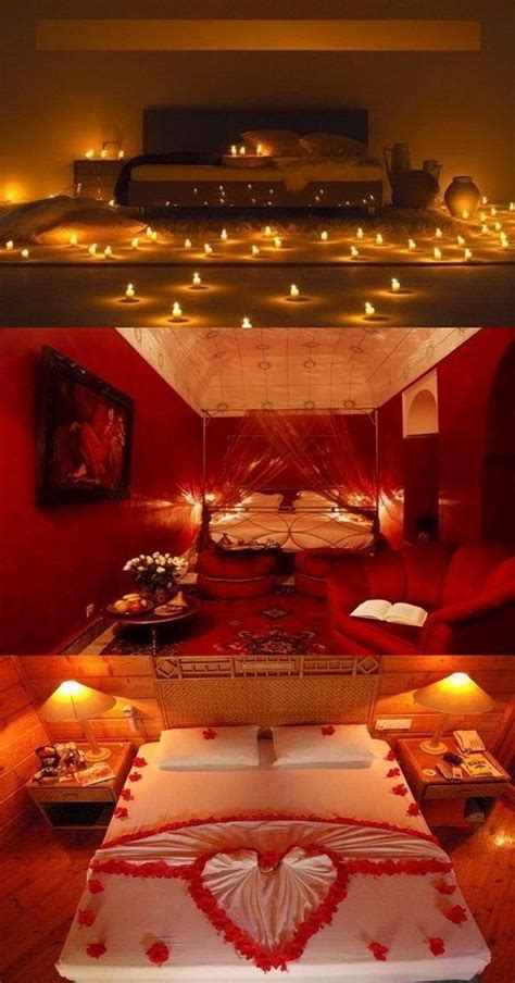 Romantic Valentines Day Bedroom Decorations Chambre A Coucher