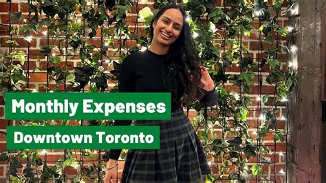 Cost Of Living In Downtown Toronto Monthly Expenses Canada YouTube