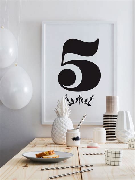 Number 2 Print Printable 0 9 Poster Downloadable Etsy