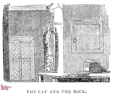 The Cat And The Mice Fables Of Aesop
