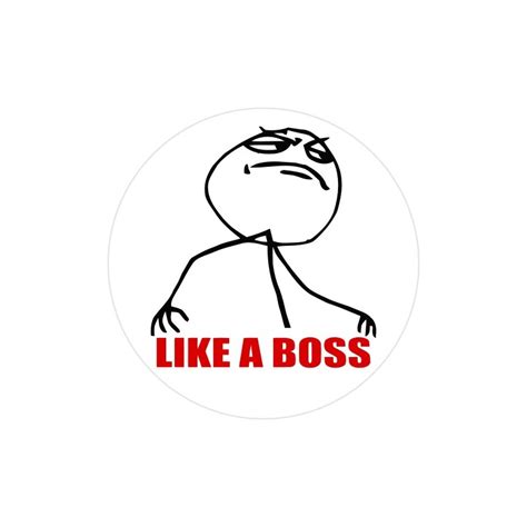 Meme generator, instant notifications, image/video download, achievements and many more! Like a Boss Stickers2ouf Sticker