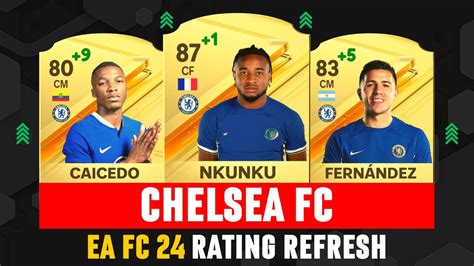 Fifa Chelsea Player Ratings Ea Fc Ft Nkunku Fern Ndez