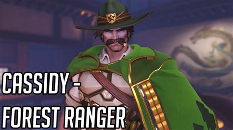 cassidy forest ranger skin showcase overwatch 2 youtube