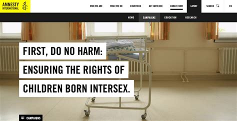 Amnesty International Launches First Ever Report On Intersex People Oii Europe